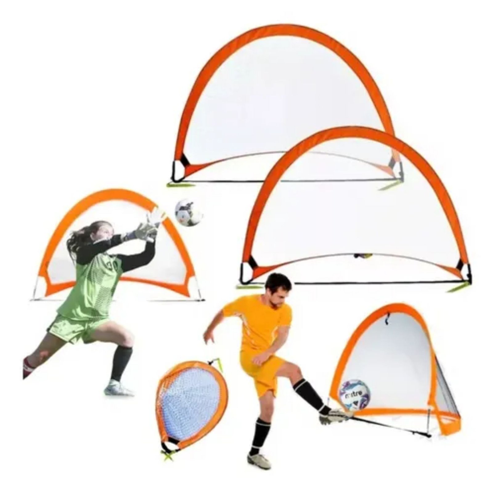 arco plegable de futbol